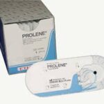 Пролен (PROLEN) W 8890 синий М1 (5/0) 75cm игла колющая C-1 3/8 окружности 13 мм