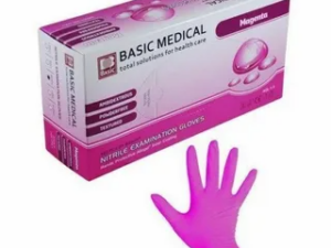 Перчатки BASIC р L нестер нитрил неопудр сиренев Flexible